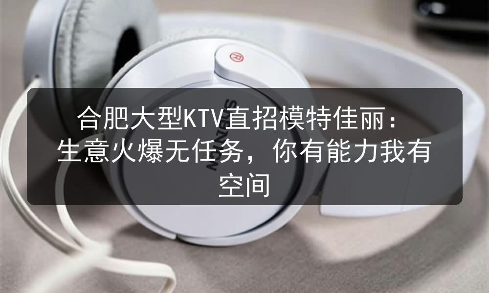 合肥大型KTV直招模特佳丽：生意火爆无任务，你有能力我有空间(图1)