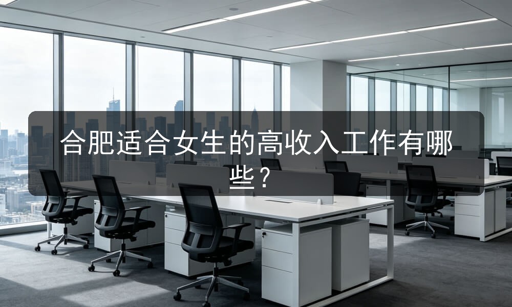 合肥适合女生的高收入工作有哪些？(图1)